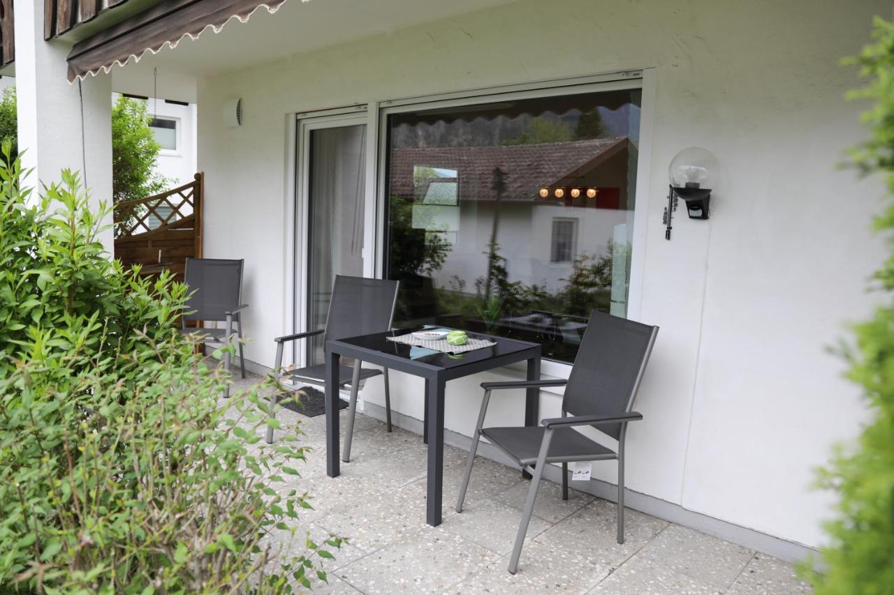 Ferienwohnung Gipfelglueck オーバーアマーガウ エクステリア 写真